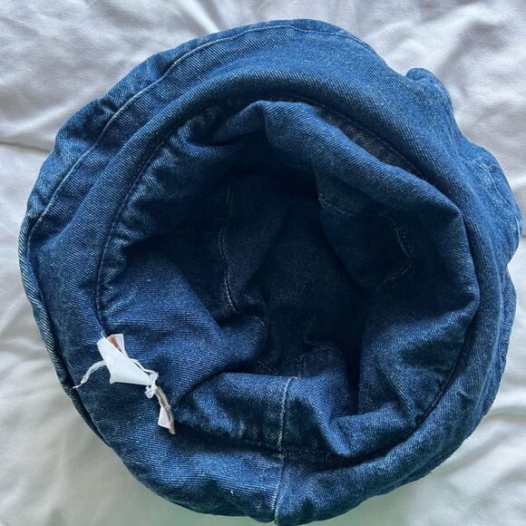 Offer a Price Vintage Collectif Bucket Hat Blue Denim One Size 100% cotton - Picture 6 of 8